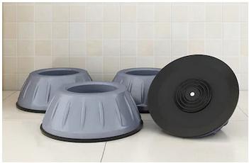 Stil 1 - Vibrasjonsdempende føtter for vaskemaskin/tørketrommel 4 stk.