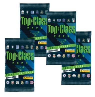 Fotballkort - Panini Top Class 2023 - 4 pakker (totalt 32 kort) Original